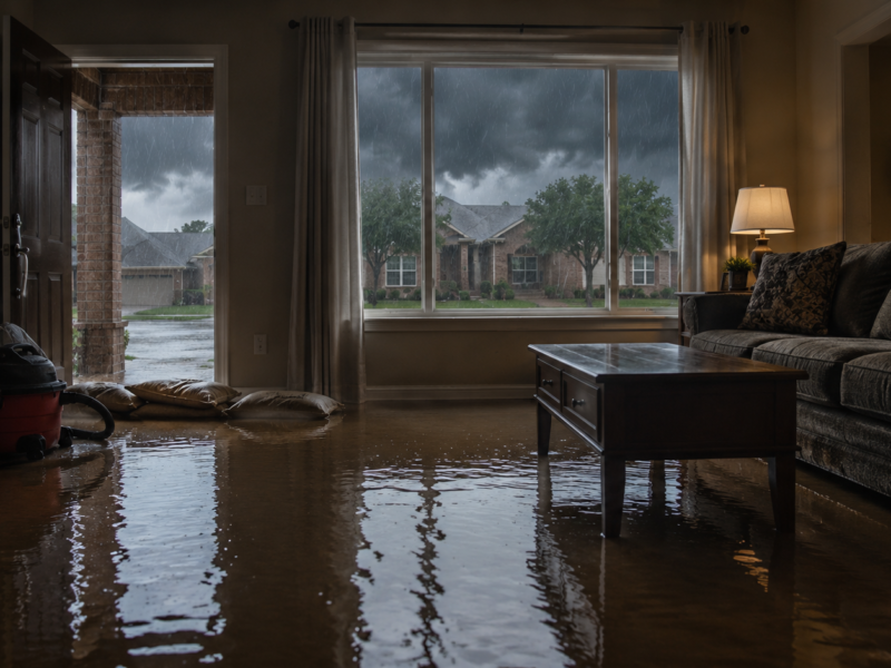 Water in Your Home After a Fort Worth Flash Flood? Here’s Your Emergency Checklist