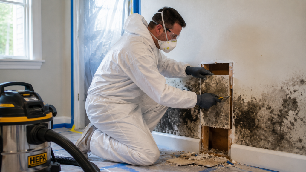 How to Remove Moldy Drywall Safely (And When to Call a Pro)